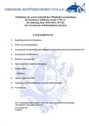 Einladung und Tagesordnung zur JHV 2026